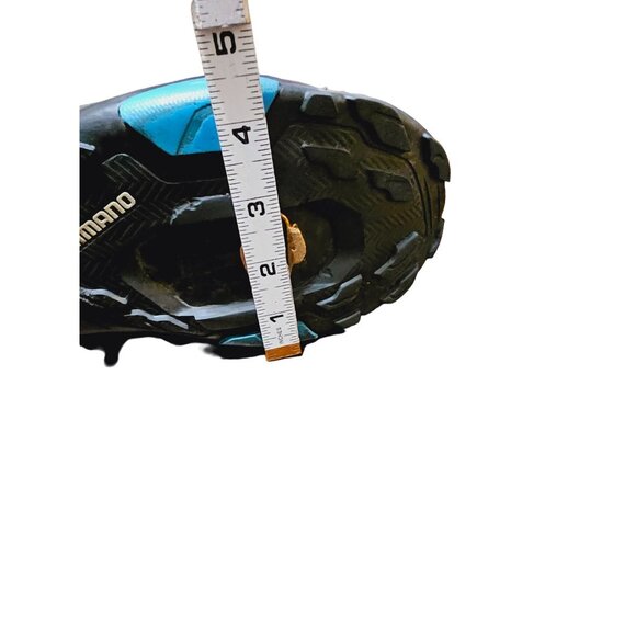 Shimano pedaling Olympics sneaker size 11 Green blue gray - Picture 9 of 11